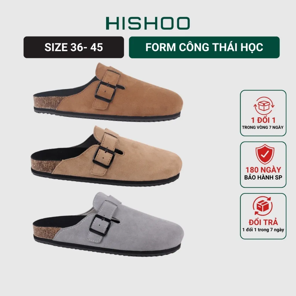Review Dép Đế Trấu Sục Boston Hishoo VNXK R109: Êm Ái, Thời Trang, Unisex