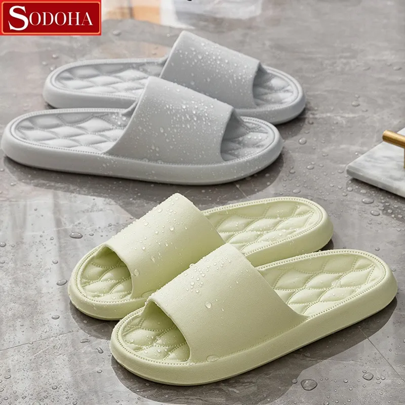 Ảnh Dép đi trong nhà, dép quai ngang nam nữ, mang văn phòng, siêu nhẹ êm chân SODOHA SDH222 3