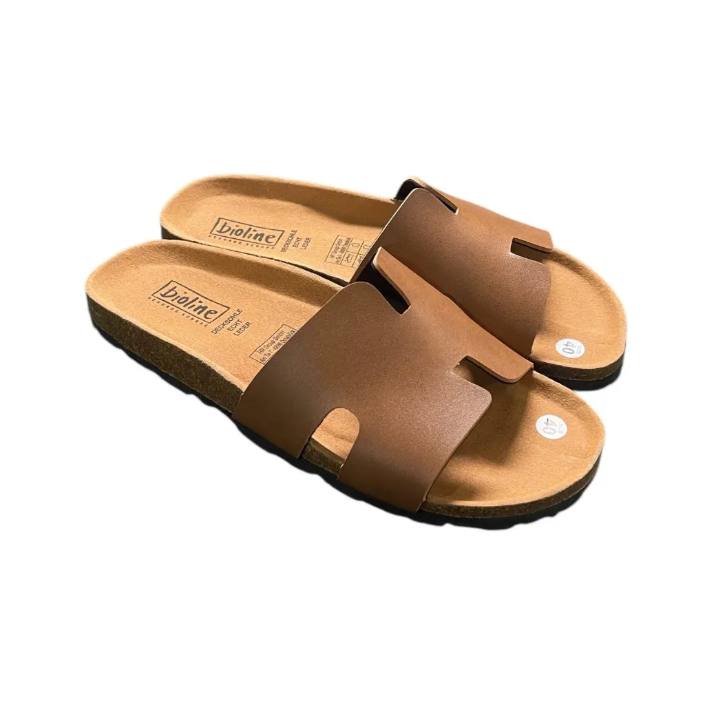 Ảnh Dép đế trấu chữ H nam nữ thời trang Birken cực xinh và cá tính BIOLINE - PU04 2