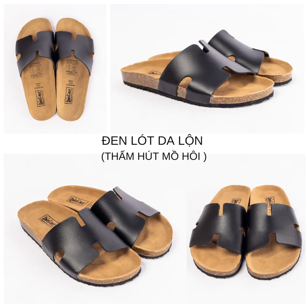 Ảnh Dép đế trấu chữ H nam nữ thời trang Birken cực xinh và cá tính BIOLINE - PU04 3