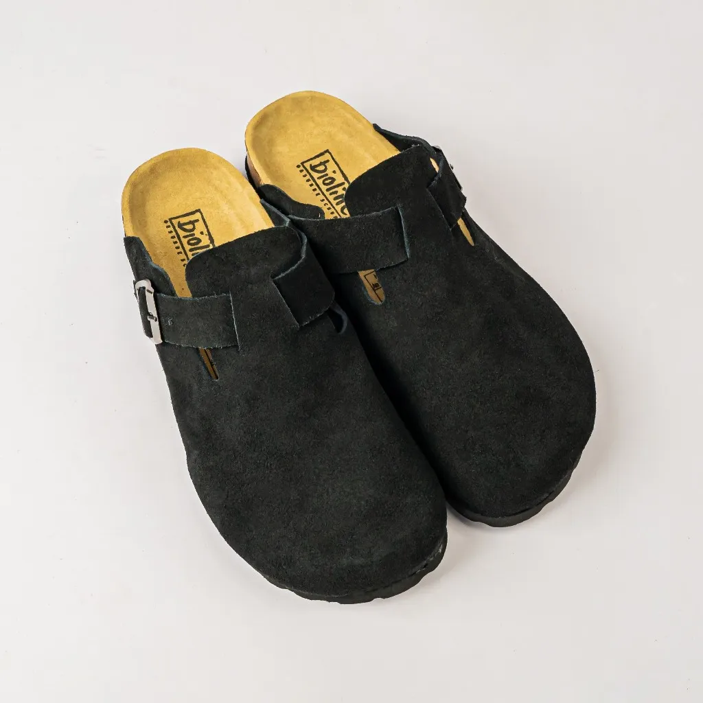 Ảnh Dép Đế Trấu Kiểu Dáng Botson Sục Da Lộn Đủ Màu Sắc Thương Hiệu Bioline Unisex Nam Nữ - SDL 2