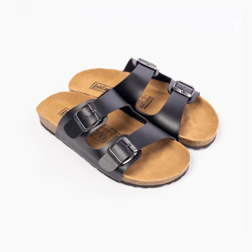 Ảnh Dép đế trấu quai ngang 2 khoá Birken phong cách văn phòng Bioline - PU 01 1