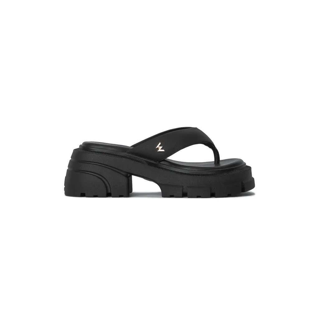 Ảnh Dép Kẹp Xỏ Ngón Nữ THEWOLF QUEEN FLIP FLOP - BLACK 1