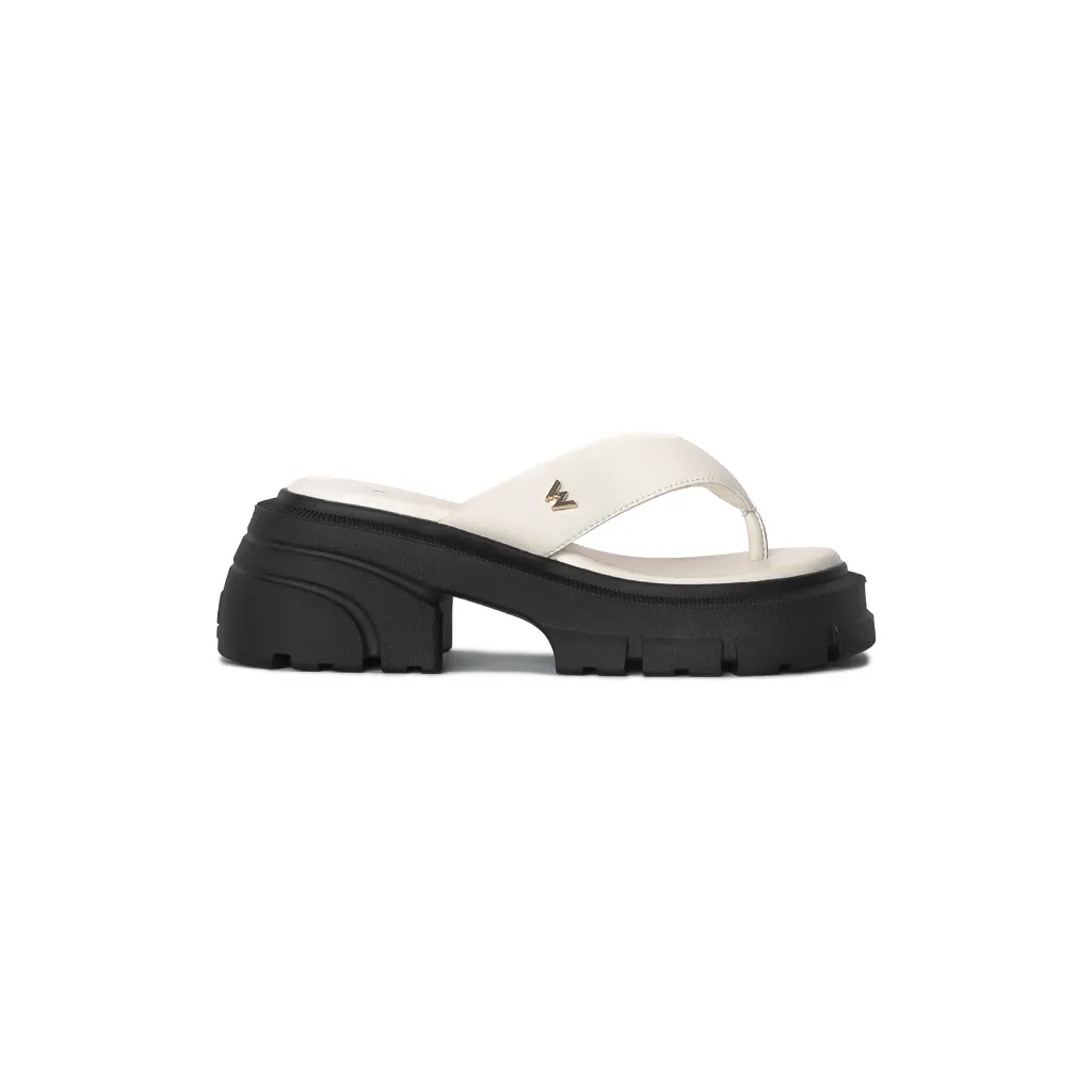 Ảnh Dép Kẹp Xỏ Ngón Nữ THEWOLF QUEEN FLIP FLOP - CREAM WHITE 1
