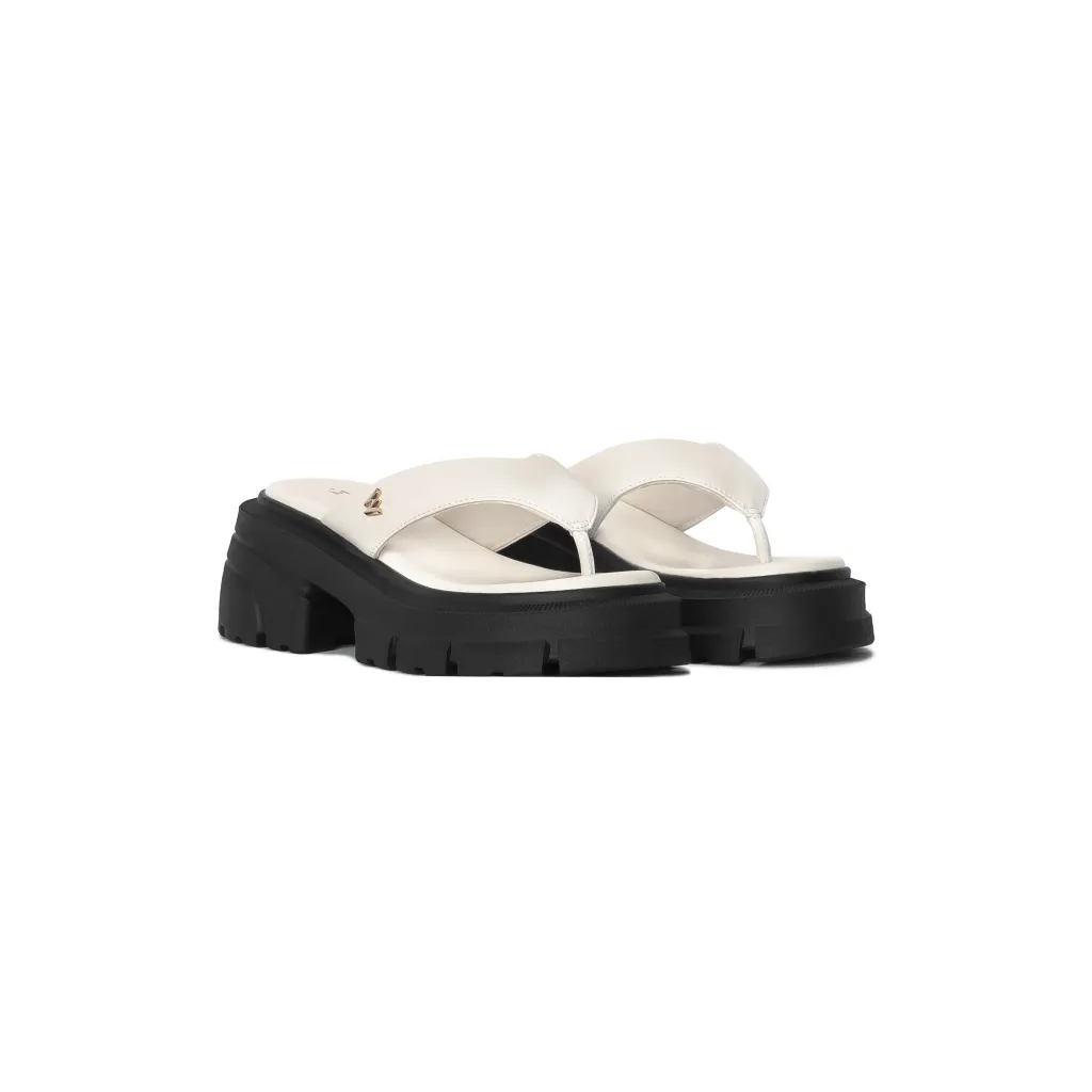 Ảnh Dép Kẹp Xỏ Ngón Nữ THEWOLF QUEEN FLIP FLOP - CREAM WHITE 2