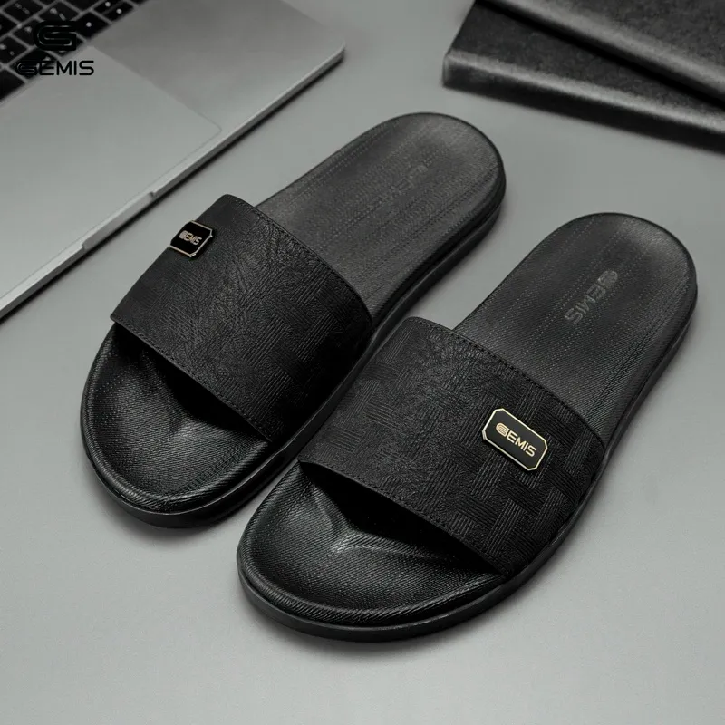 Ảnh Dép lê nam hè 2024 đế cao su đúc size 38-43 Slipper Quai Ngang Jean Đế Bằng DéP Dép lê 1