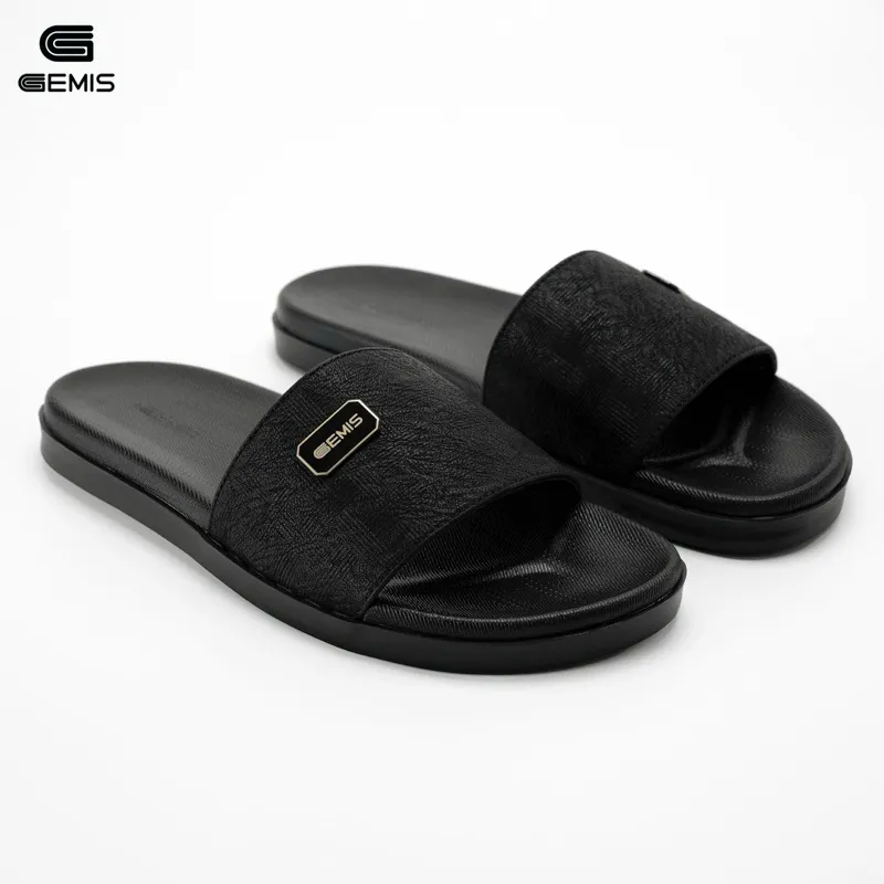 Ảnh Dép lê nam hè 2024 đế cao su đúc size 38-43 Slipper Quai Ngang Jean Đế Bằng DéP Dép lê 2