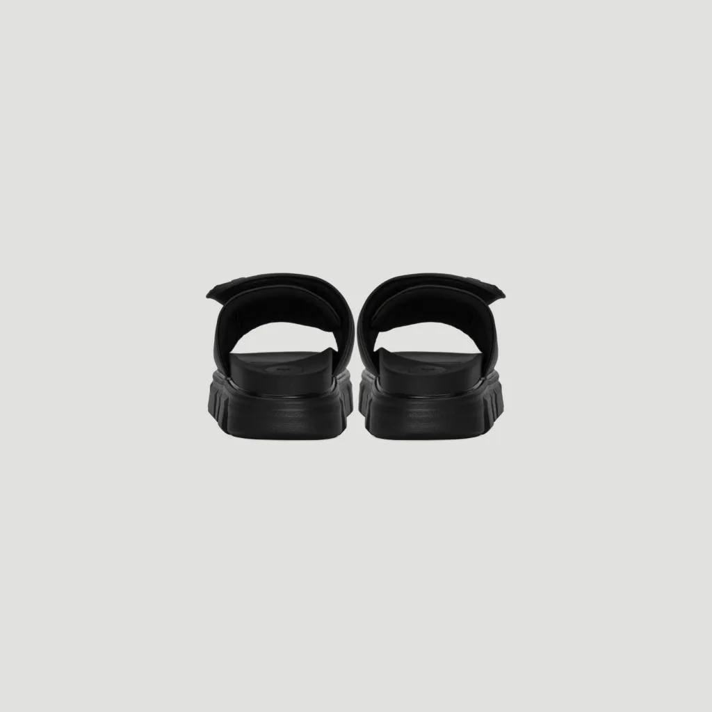 Ảnh Dép Nam Nữ Tăng Chiều Cao THEWOLF W SLIDE SANDAL - BLACK 3