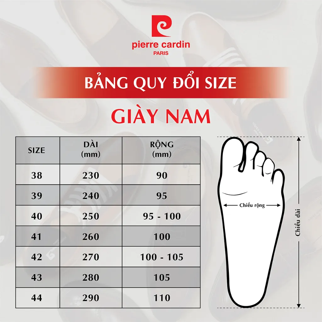 Ảnh Dép nam Pierre Cardin chính hãng, đế cao su chống trượt, nhiều màu đa dạng lựa chọn - 151 4