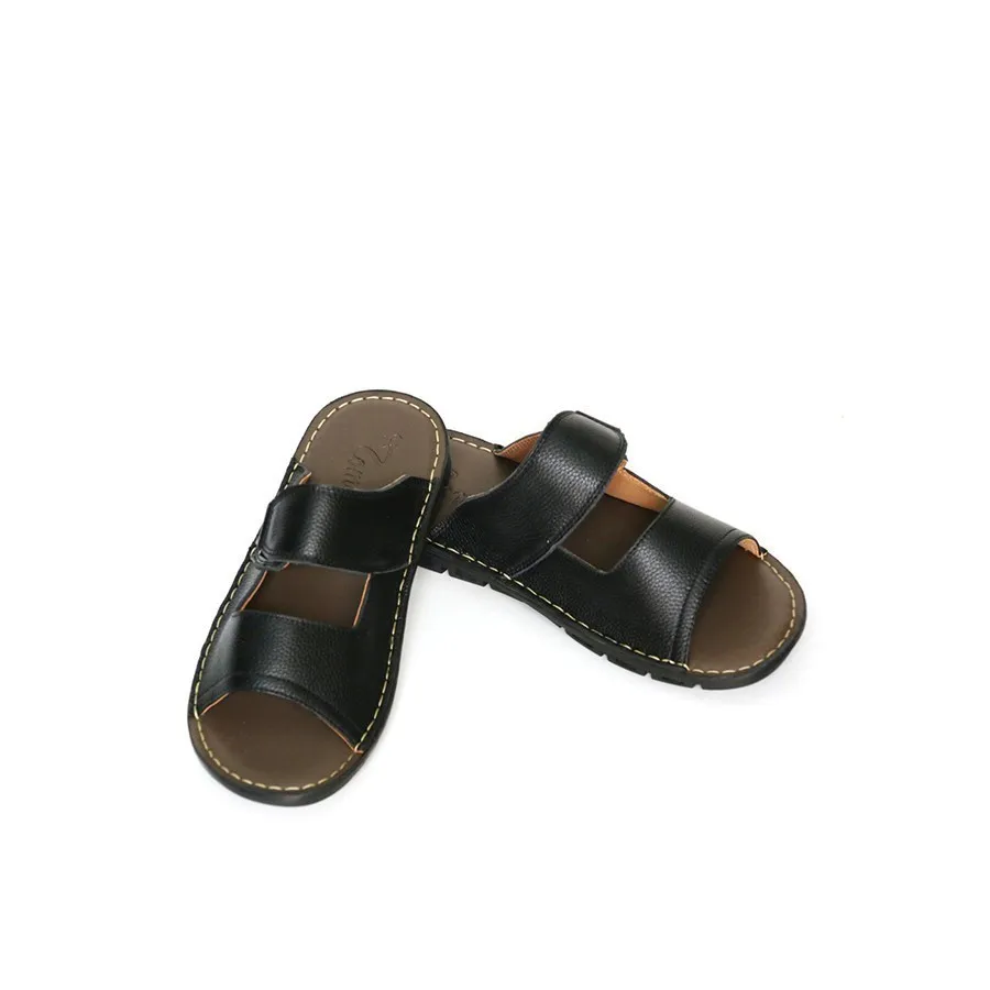 Ảnh -Dép Nam Quai Ngang Da Bò Thật Tomoyo TMD10101 2