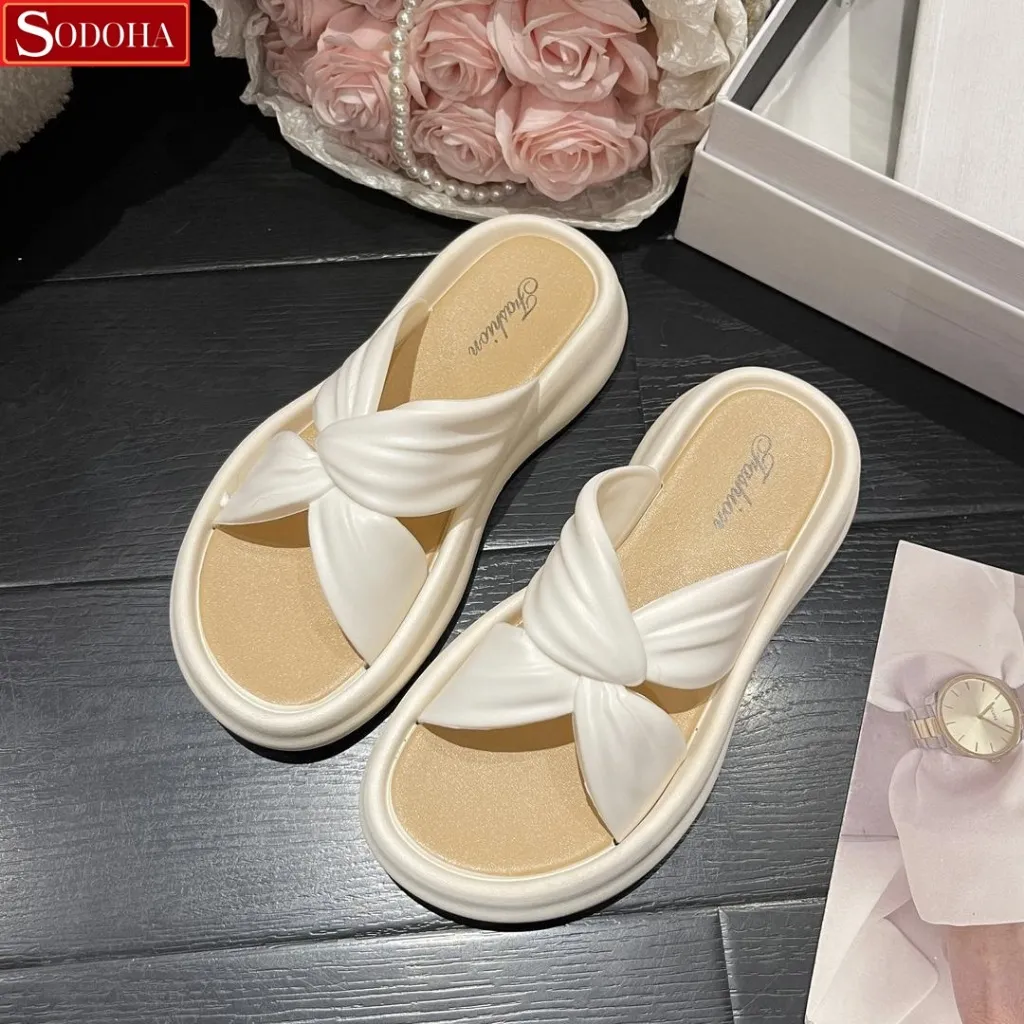 Ảnh Dép Nữ Đế Bằng , Phong Cách Hàn Quốc SODOHA D299 2