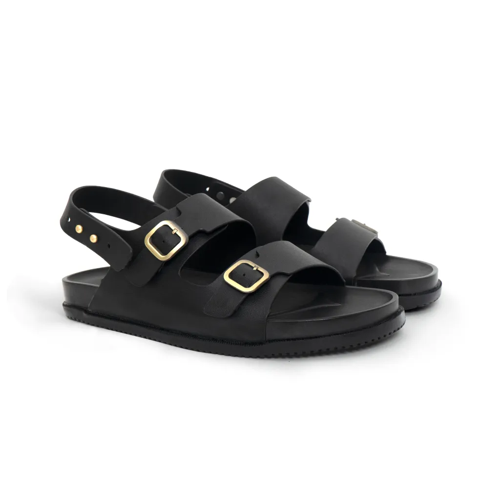 Ảnh Dép quai hậu G2 Kaio dép da sandal nam, Dép xăng đan đi học thời trang unisex dáng dép quai ngang đẹp chính hãng 1