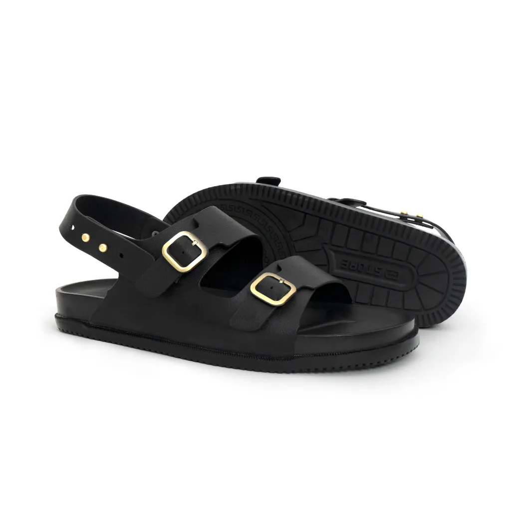 Ảnh Dép quai hậu G2 Kaio dép da sandal nam, Dép xăng đan đi học thời trang unisex dáng dép quai ngang đẹp chính hãng 2