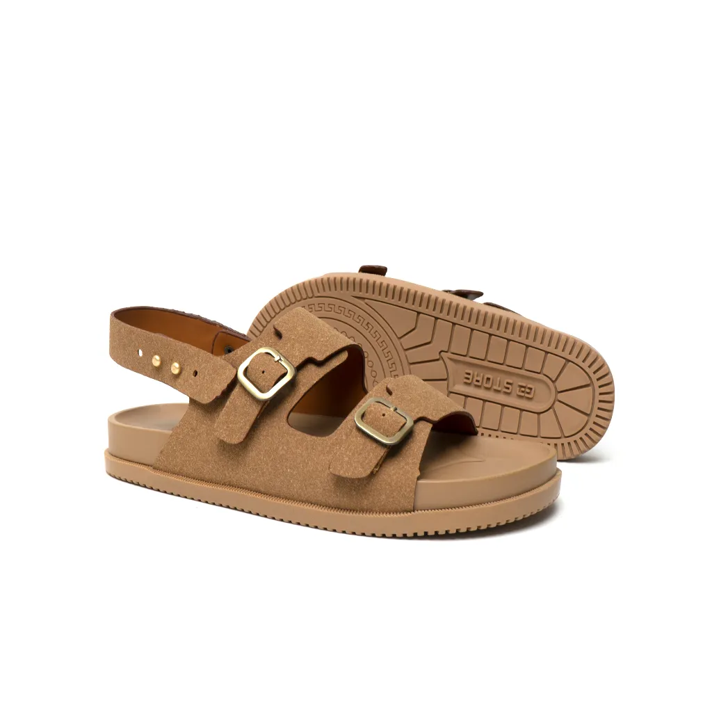 Ảnh Dép quai hậu G2 Kaio dép da sandal nam, Dép xăng đan đi học thời trang unisex dáng dép quai ngang đẹp chính hãng 3
