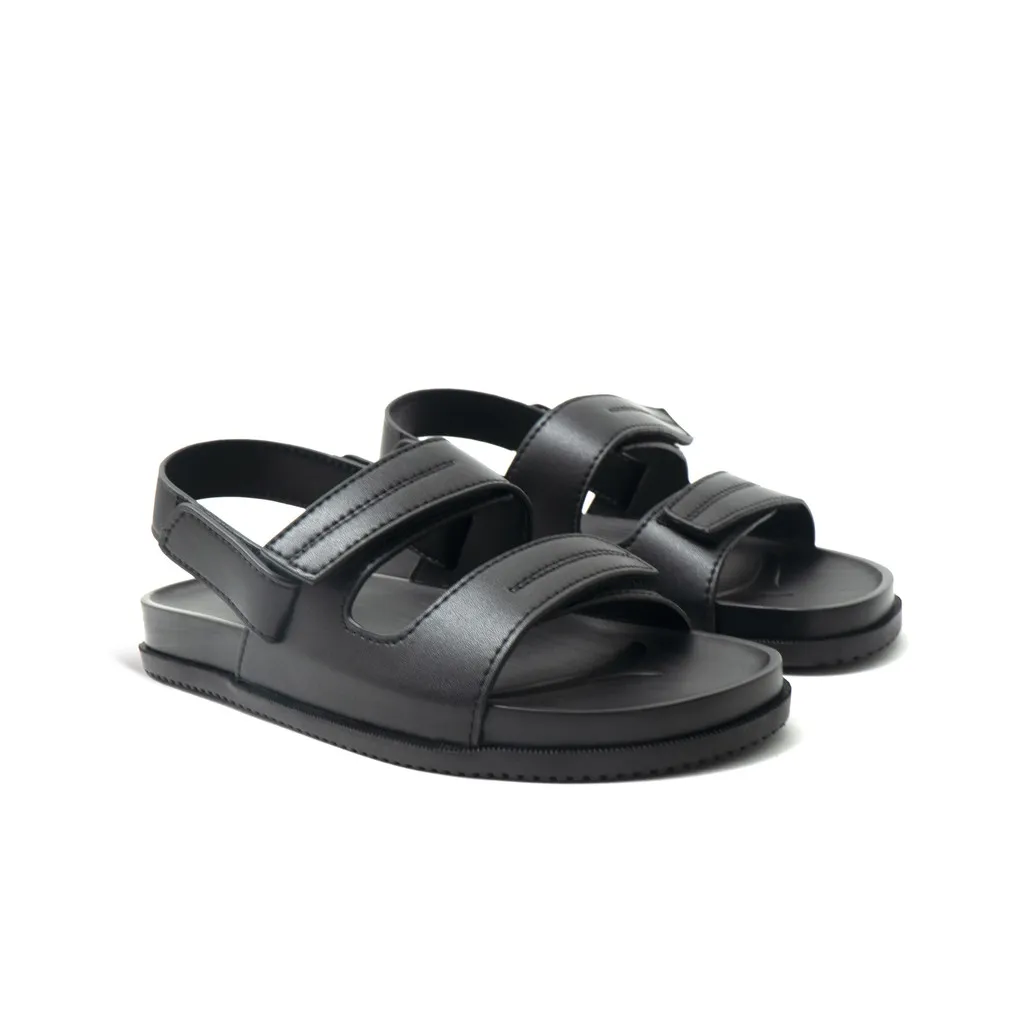 Ảnh Dép quai hậu nam G2 Kio kiểu Sandal nam, Giày xăng đan quai hậu đi học thời trang bằng da bò đế cứng cáp 3