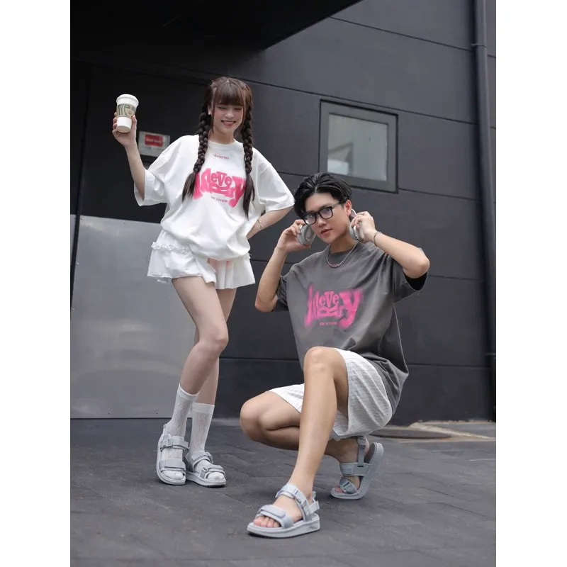 Ảnh Dép Quai Hậu Unisex Genki Màu Xanh Xám Quai Ngang Đế Cao Su Thời Trang Sport YK278 2