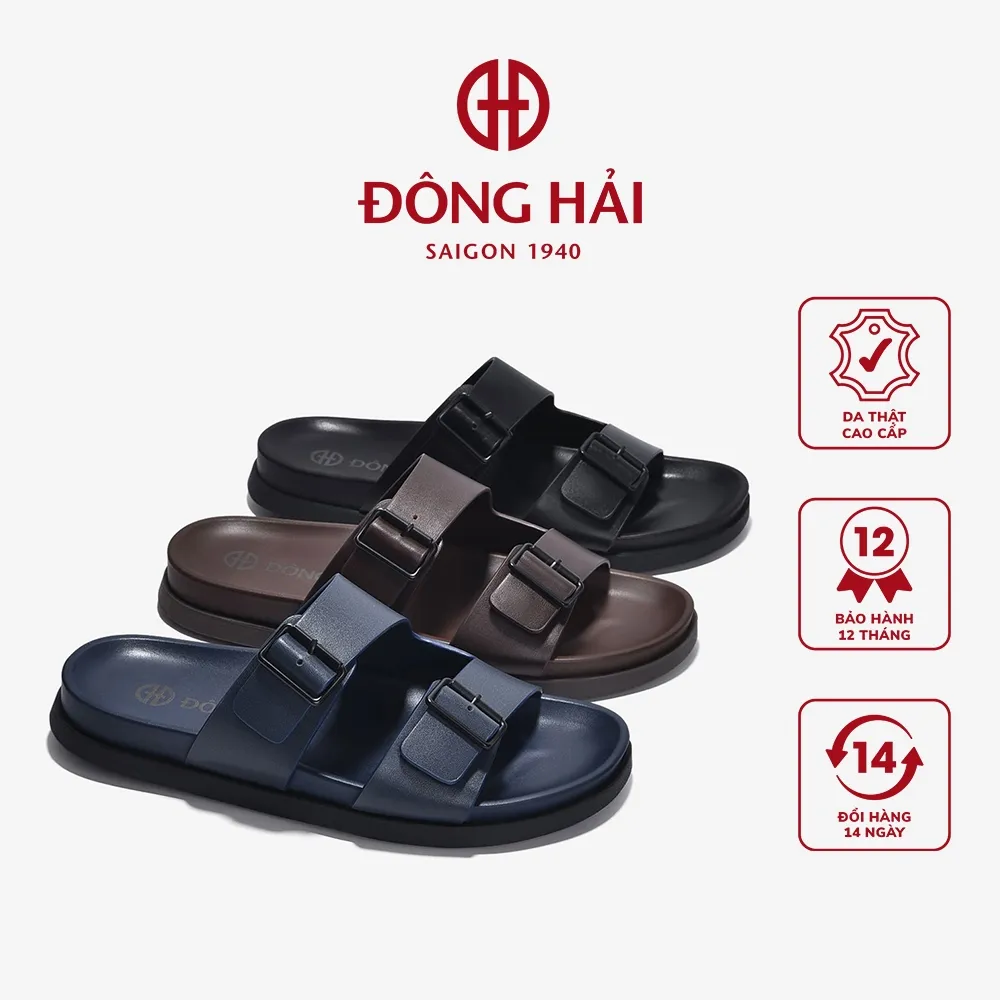 Ảnh Dép Quai Ngang Đông Hải Phối Khóa - D1822 1