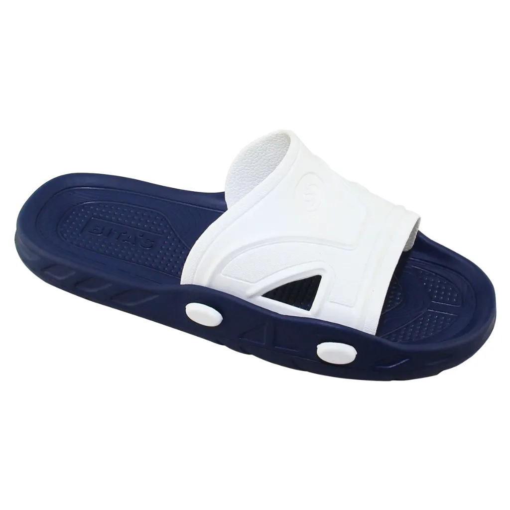 Ảnh Dép quai ngang nam Bita's DSEM.02 (Đen + Kem + Trắng + Xám + Xanh biển + Xanh minơ) 2