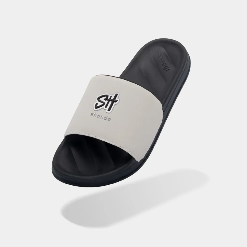 Ảnh Dép Quai Ngang Nam Nữ Trendy 2 Logo SH TPU, Thoải Mái, Siêu Nhẹ Shondo Nhiều Màu 1