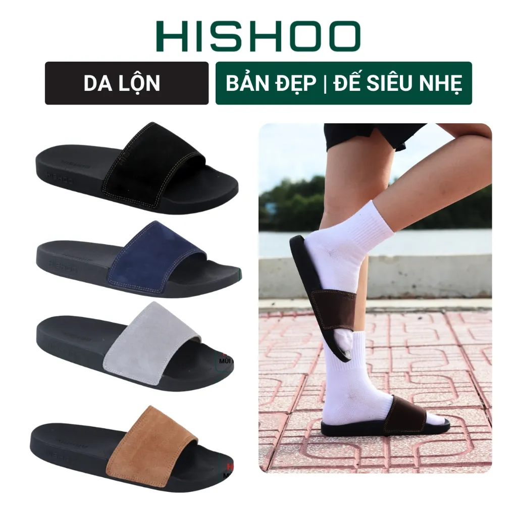 Đánh Giá Dép Quai Ngang Da Bò Hishoo U088: Êm Nhẹ, Chống Hôi, Bền Bỉ