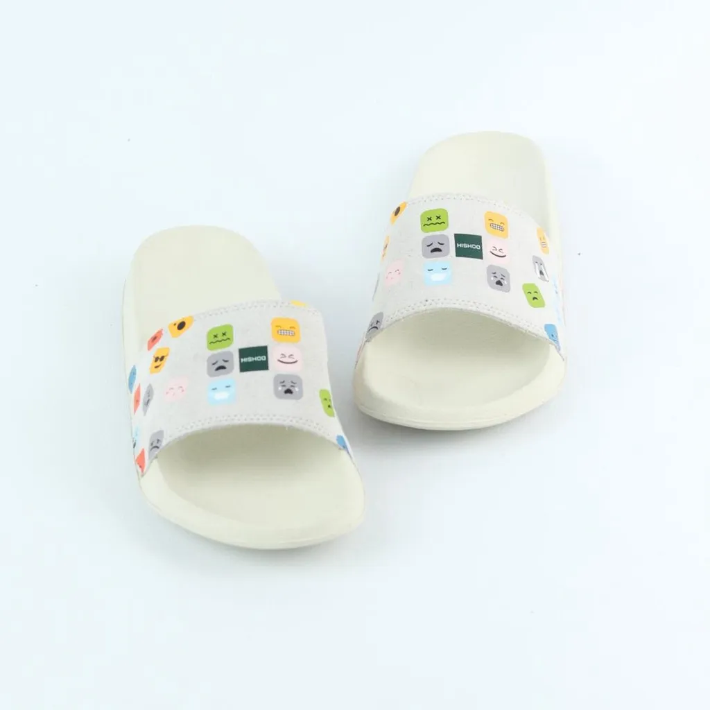Ảnh Dép quai ngang slipper Icon Cảm Xúc Emoji cao cấp nam, nữ  HISHOO siêu nhẹ da Bò lộn thời trang size 36 - 45 U112 4