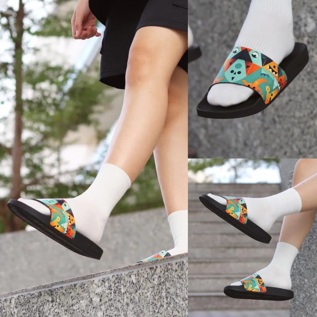 Ảnh Dép quai ngang slipper Kẹo hay bị ghẹo cao cấp nam, nữ HISHOO siêu nhẹ da Bò thời trang size 36-45 U113 2