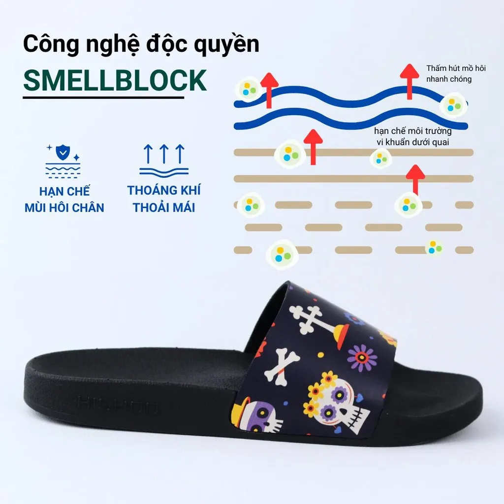 Ảnh Dép quai ngang slipper Lễ Các Đẳng Mexico cao cấp nam, nữ HISHOO siêu nhẹ da Bò thời trang size 36 - 45 U113 4