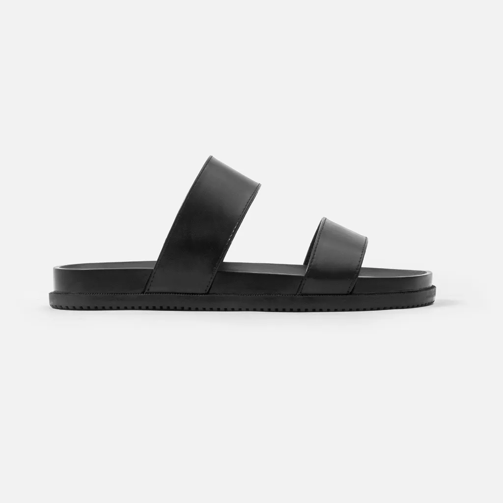 Ảnh Dép sandal G2 Dano kiểu dép quai ngang công sở Dép lê nam da bò cao cấp thời trang thích hợp đi biển 4