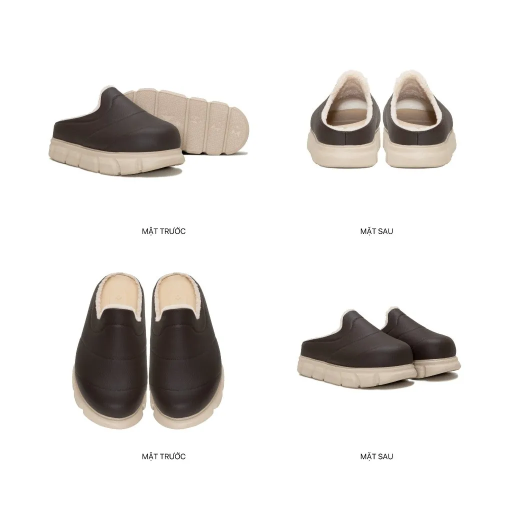 Ảnh Dép Sandal Nam Nữ Tăng Chiều Cao THEWOLF ESSENTIAL LARVA SLIDE SANDAL V2 - Đen Xanh Nâu Beige 4