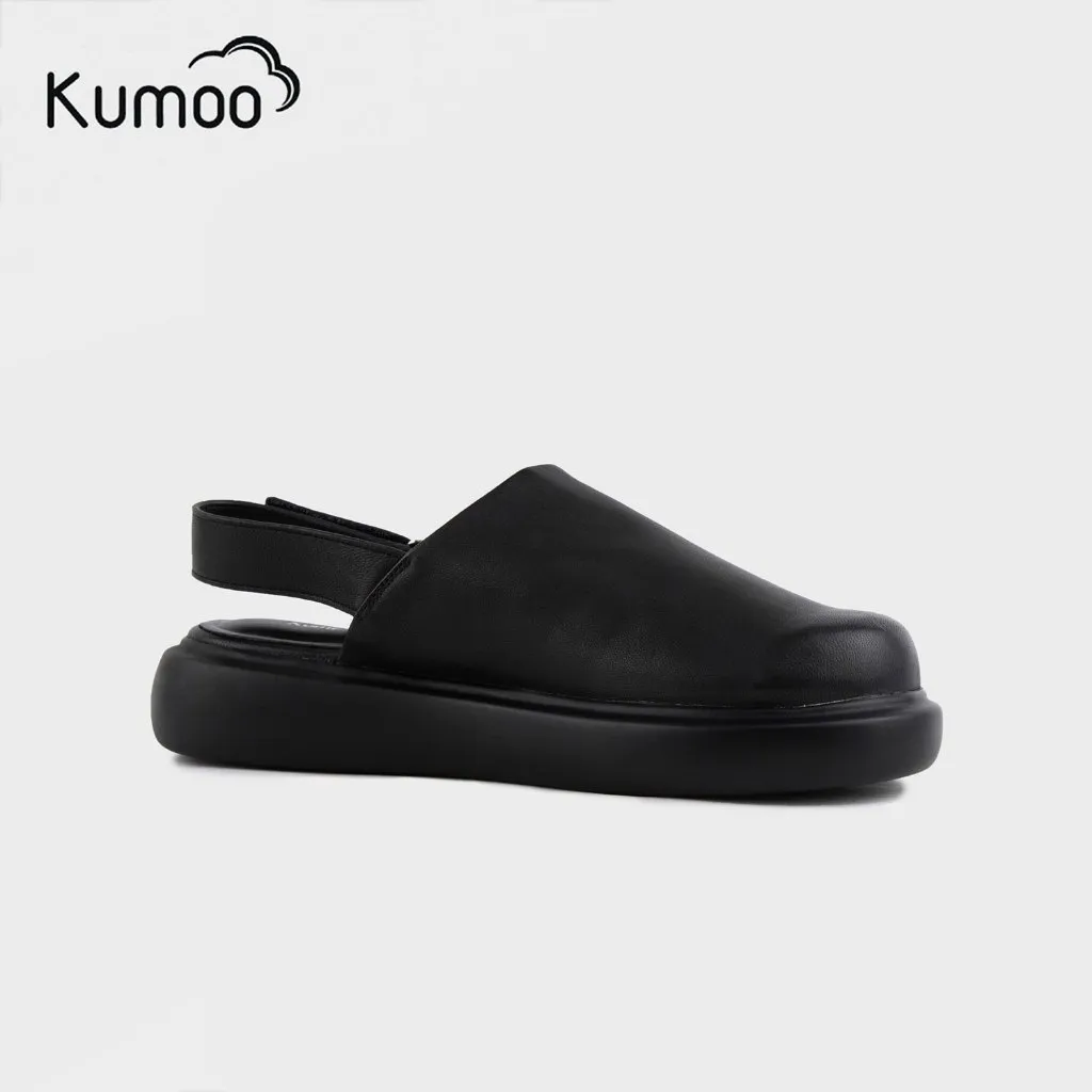 Ảnh Dép Sandal Nữ Kumoo STEVE ML-KUMO-004-A Màu Đen Quai Hậu Đế Bánh Mì Thời Trang Trẻ Trung Cá Tính 3
