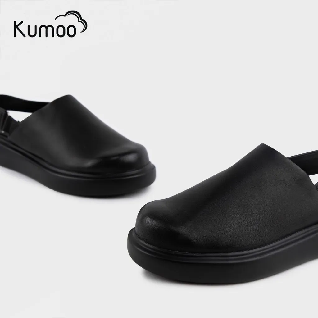 Ảnh Dép Sandal Nữ Kumoo STEVE ML-KUMO-004-A Màu Đen Quai Hậu Đế Bánh Mì Thời Trang Trẻ Trung Cá Tính 4