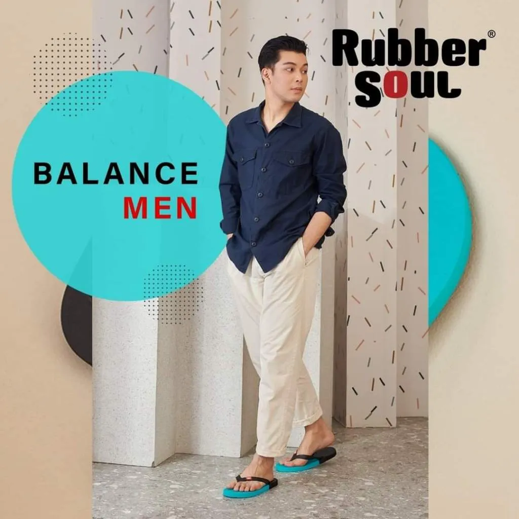 Ảnh Dép Thái Lan Nam nữ Xỏ ngón siêu nhẹ, êm  RUBBER SOUL Balance. 3