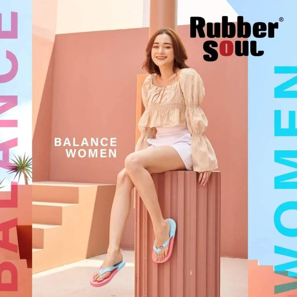 Ảnh Dép Thái Lan Nam nữ Xỏ ngón siêu nhẹ, êm  RUBBER SOUL Balance. 4