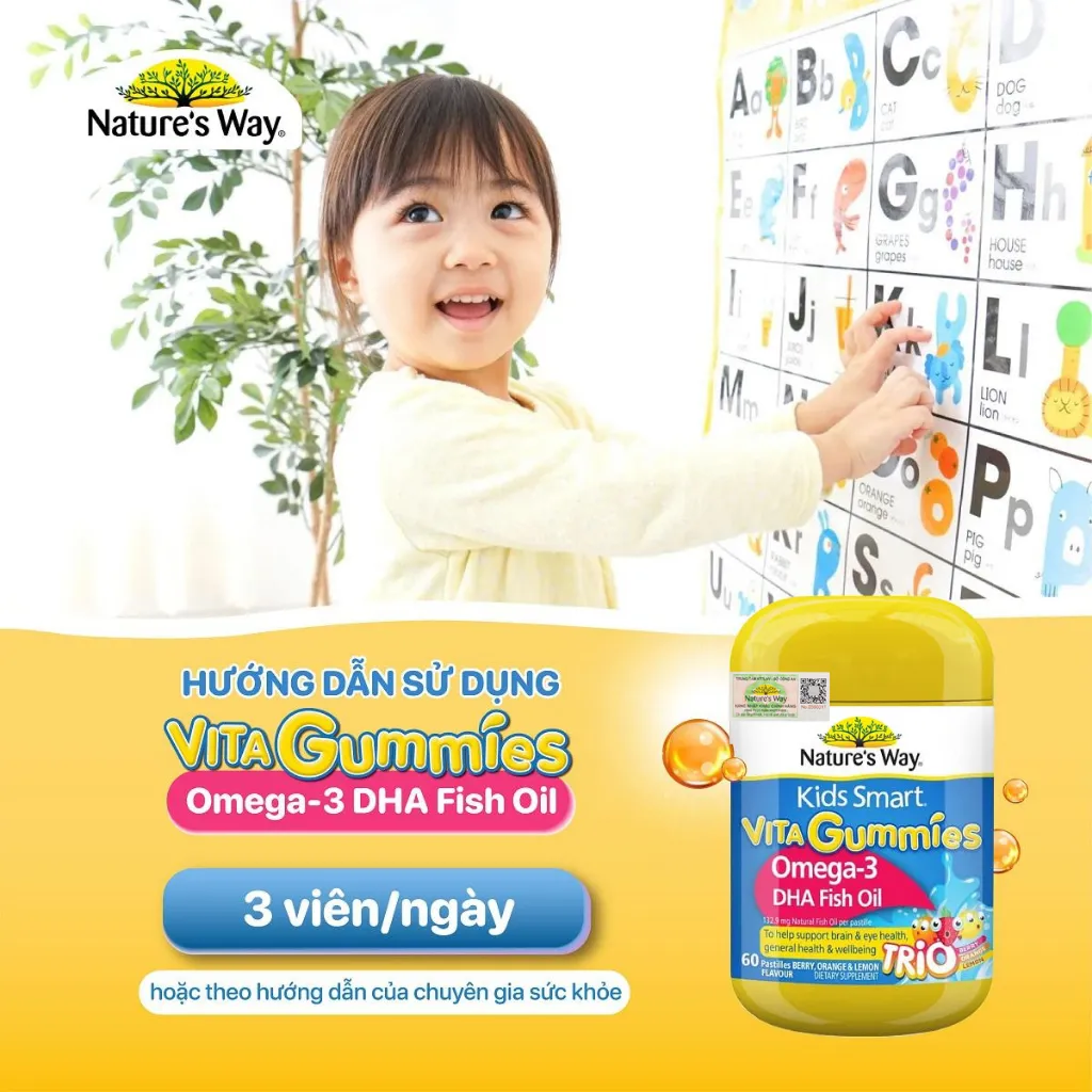Ảnh DHA Nature's Way Hỗ Trợ Não Bộ Phát Triển Toàn Diện Và Tăng Cường Thị Lực, Tăng Khả Năng Tập Trung 3