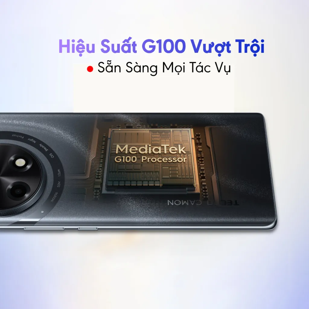 Ảnh Điện thoại di động Tecno Camon 30S 8GB/256GB - Helio G100 | 5000mAh | Sạc nhanh 33W | Chính hãng 4