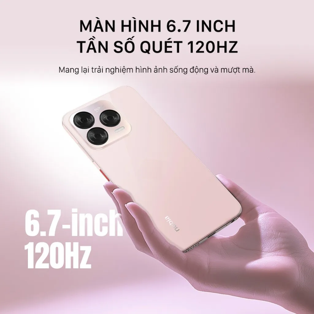Ảnh Điện thoại Nubia V70 Design 8GB/128GB I Pin 5000mAh I Camera 50mp I 6.7" 120Hz 1