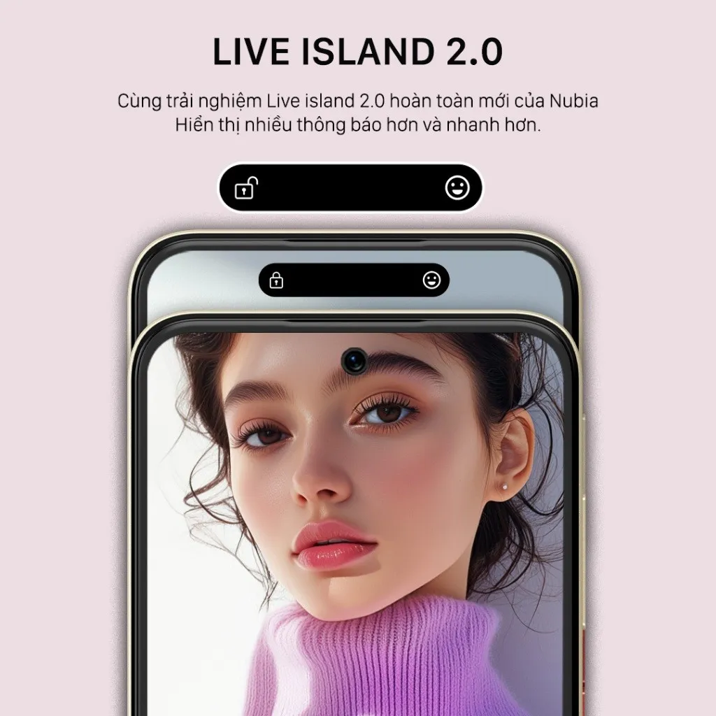 Ảnh Điện thoại Nubia V70 Design 8GB/128GB I Pin 5000mAh I Camera 50mp I 6.7" 120Hz 3