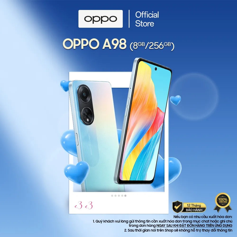 Ảnh Điện thoại OPPO A98 5G (8GB/256GB) | SUPERVOOC | CAMERA AI | LOA KÉP - Hàng chính hãng 1