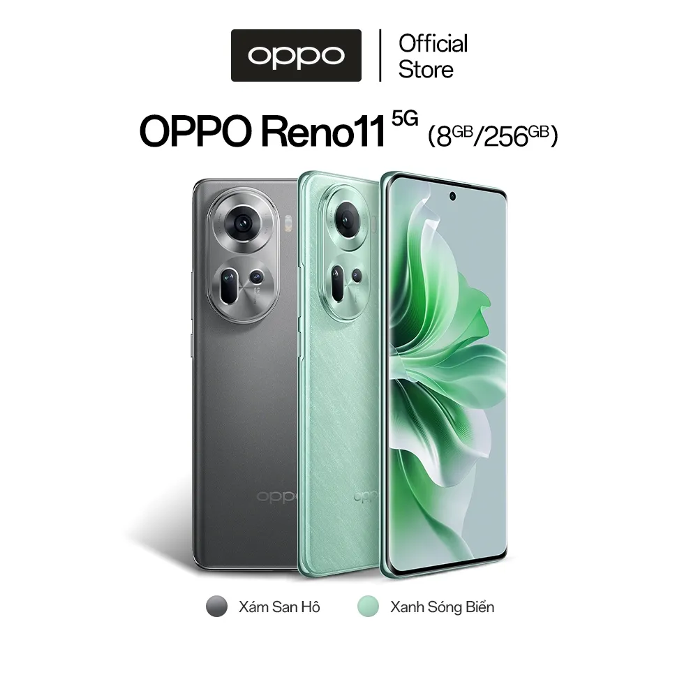Ảnh Điện thoại OPPO Reno11 5G (8GB/256GB) | Chuyên gia chân dung | Mỏng nhẹ thời thượng - Hàng Chính Hãng 1