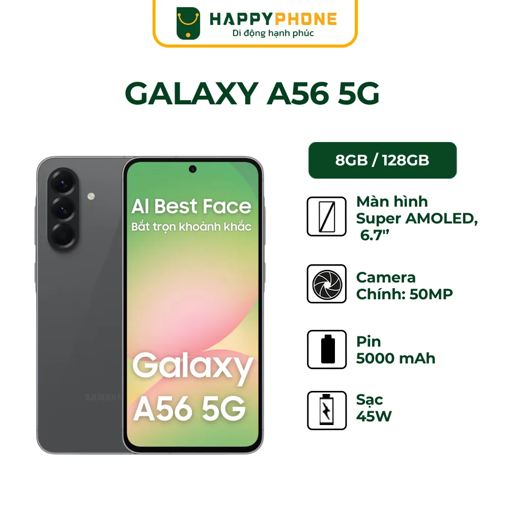 Ảnh Điện thoại Samsung Galaxy A56 5G - Hàng Chính Hãng, Nguyên Seal 2