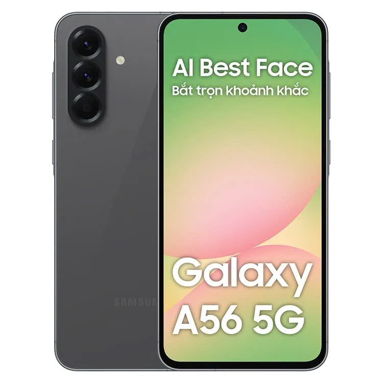 Ảnh Điện thoại Samsung Galaxy A56 5G 8GB | 128GB, Màn hình 6.7" - Chip Exynos 1580 - 50MP - 5000mAh, Bảo hành 2 năm 2