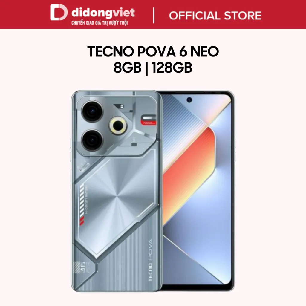 Đánh giá TECNO POVA 6 Neo: Pin 7000mAh, Helio G99 Ultimate, 120Hz