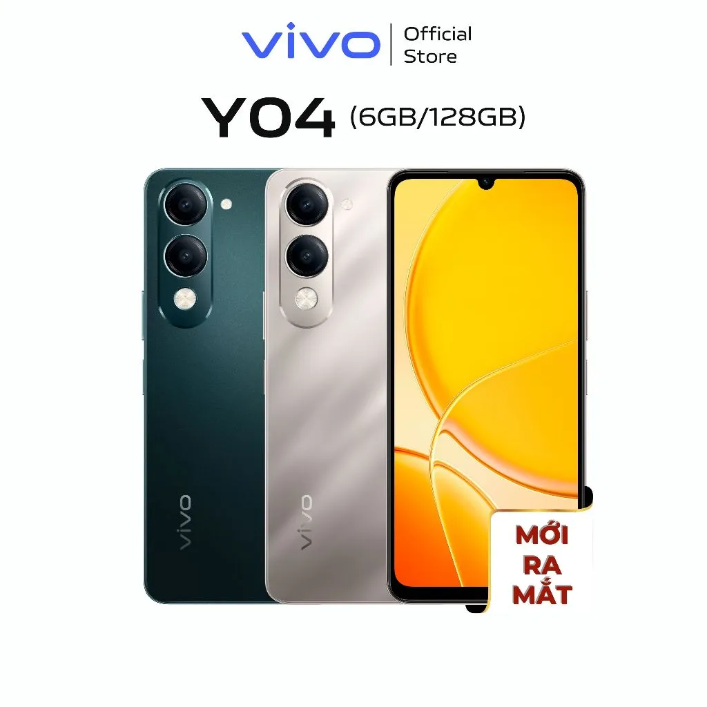 Ảnh Điện thoại vivo Y04 (6GB+128GB) - Hàng chính hãng - 1 Đổi 1 trong tháng đầu tiên - Bảo hành 12 tháng 1