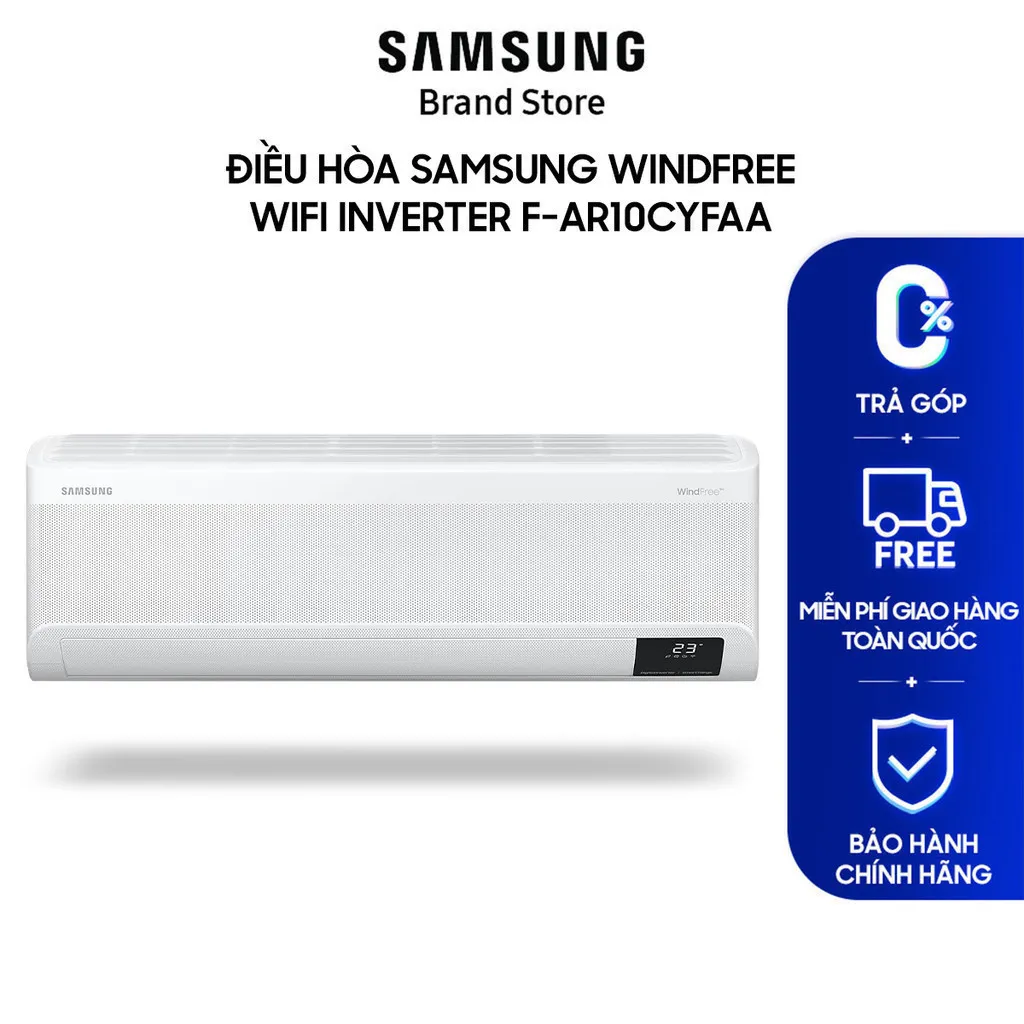 Đánh giá Điều hòa Samsung WindFree Wifi Inverter 1.0 HP F-AR10CYFAA: Êm Ái, Tiết Kiệm Điện