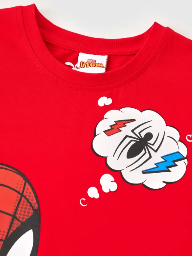 Ảnh Đồ bộ bé trai Rabity ngắn tay cotton Spiderman 560.010 2