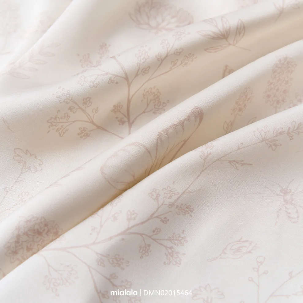 Ảnh Đồ bộ mặc nhà Mialala pyjama dáng ngắn lụa latin DMN02015464 4