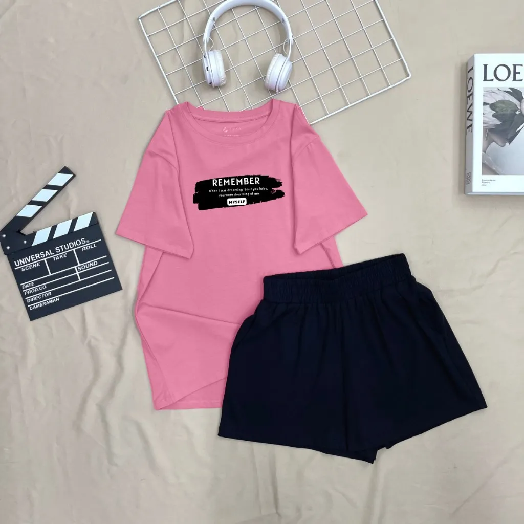 Ảnh Đồ bộ nữ LOZA 'Remember' form rộng - Set đồ nữ mùa hè chất liệu thun cotton 4 chiều - BP15 1