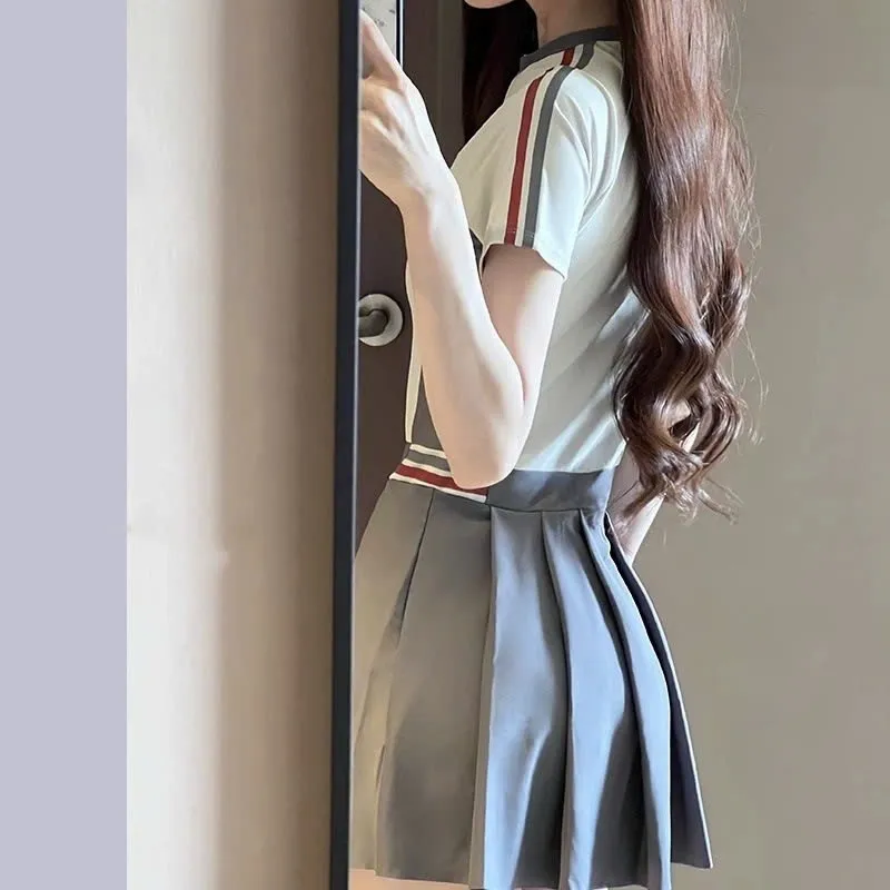 Ảnh Đồ Bơi LUHAZO Liền Thân Nữ Có Mút Ngực (50-70kg) Kín Đáo dáng váy vải tốt co giãn thấm hút đi biển đi hồ bơi 9140 2