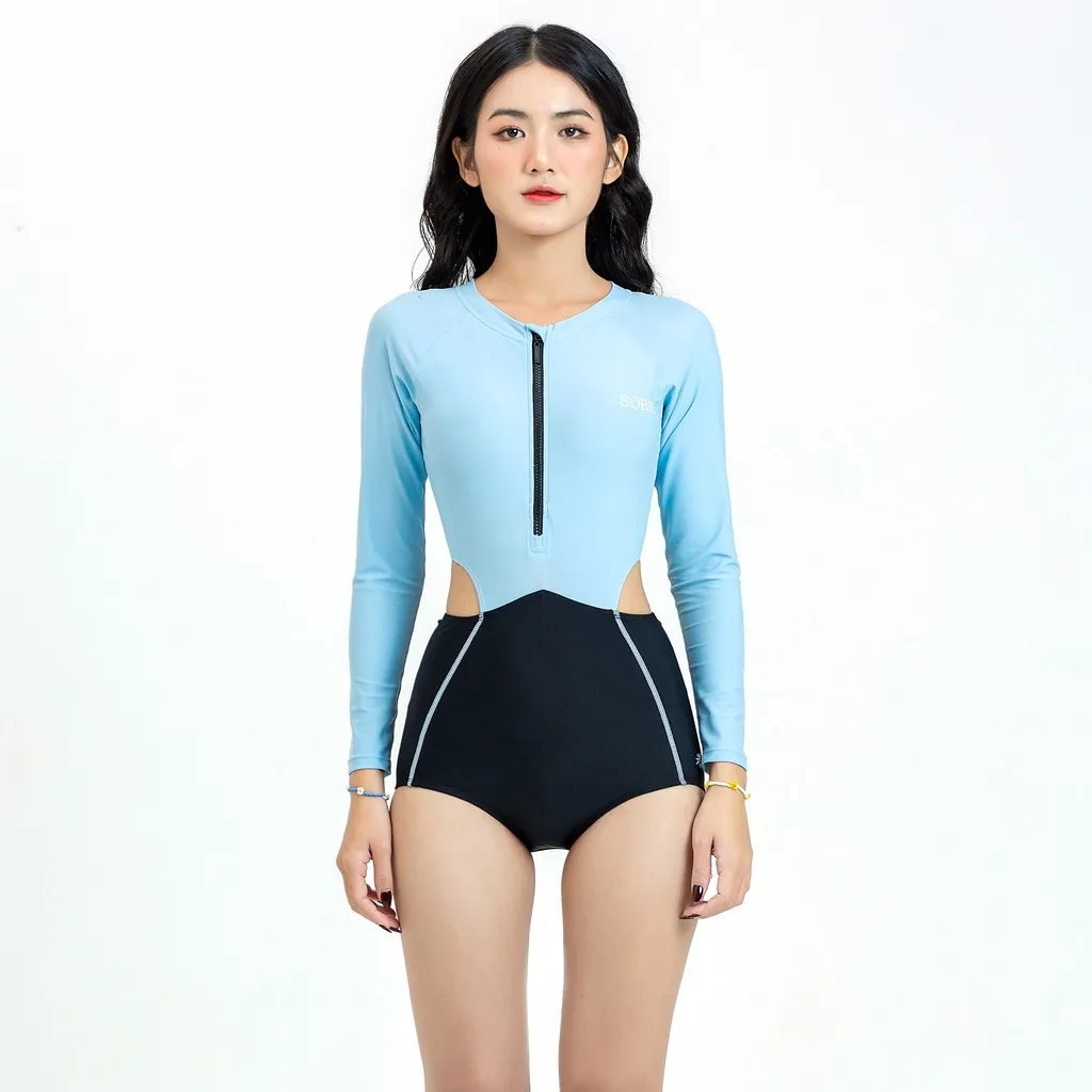 Ảnh Đồ bơi nữ liền thân khoét eo khoá kéo Iceberg Primavera Sobie 1