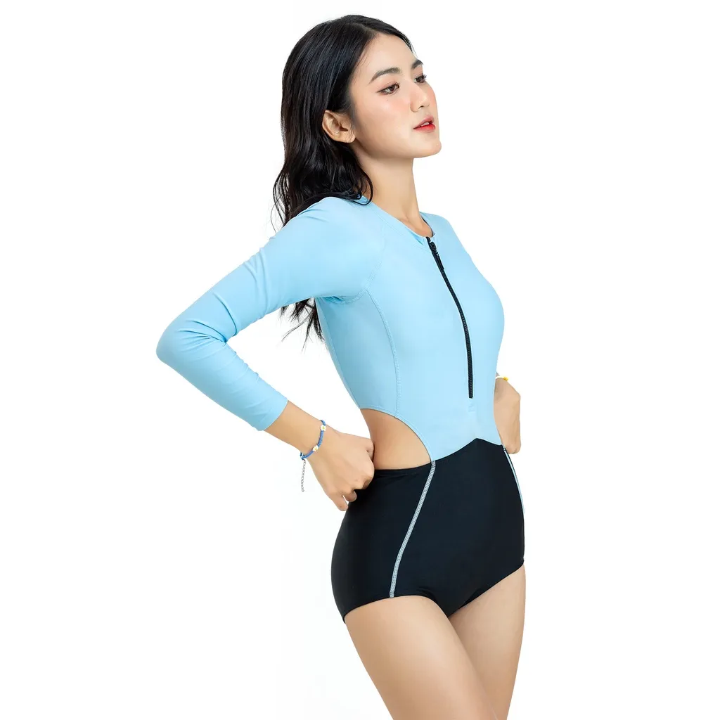 Ảnh Đồ bơi nữ liền thân khoét eo khoá kéo Iceberg Primavera Sobie 2